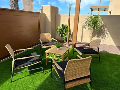 Golf Tenerife South xx Wheel Accessible Shower xx Free WIFi xx Private Pool 30 degrees xx Two Terraces 30m2x60m2 xxFree Parking xx Mountain view xx Flatscreen 65 inch xx — 照片 9