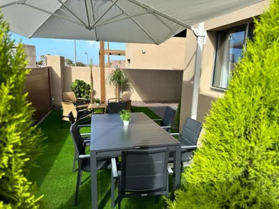 Golf Tenerife South xx Wheel Accessible Shower xx Free WIFi xx Private Pool 30 degrees xx Two Terraces 30m2x60m2 xxFree Parking xx Mountain view xx Flatscreen 65 inch xx — 照片 11