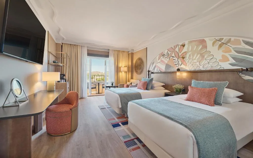 Quarto Duplo com Varanda e Vista para o Campo de Golfe - 2 Camas Individuais — Grand Hyatt La Manga Club Golf & Spa