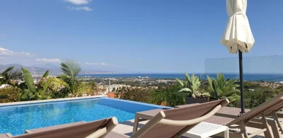 Happyplace Malaga - Villa with Panoramic Sea View Heated Infinity Saltwater Pool — foto 6