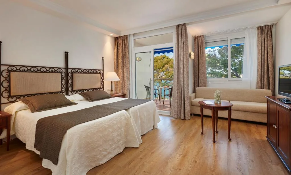 Chambre double avec vue sur la mer — Hipotels Eurotel Punta Rotja Spa-Golf