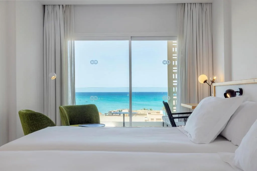 Tweepersoonskamer met balkon en gedeeltelijk uitzicht op zee - 1 of 2 bedden — HM Ayron Park - Adults Only