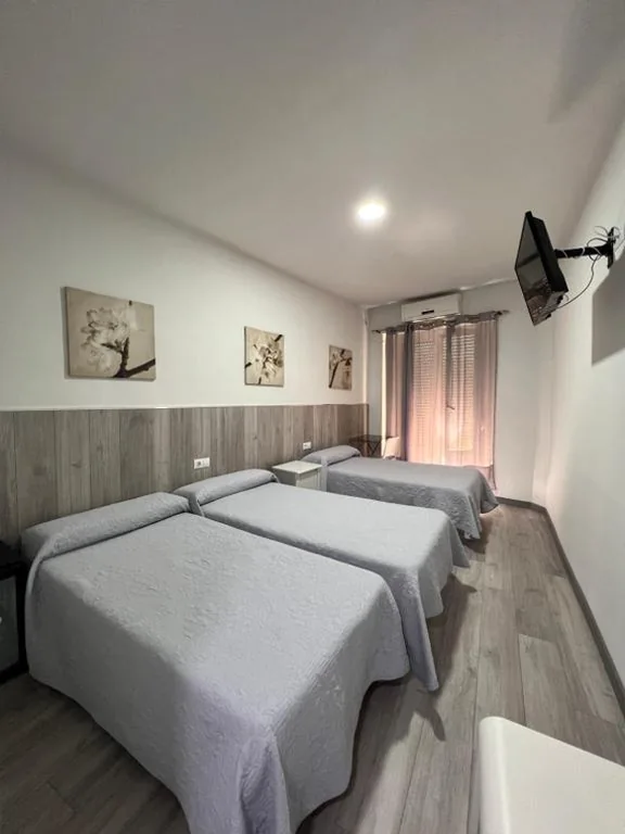 Driepersoonskamer met eigen badkamer — Hospederia del Pilar