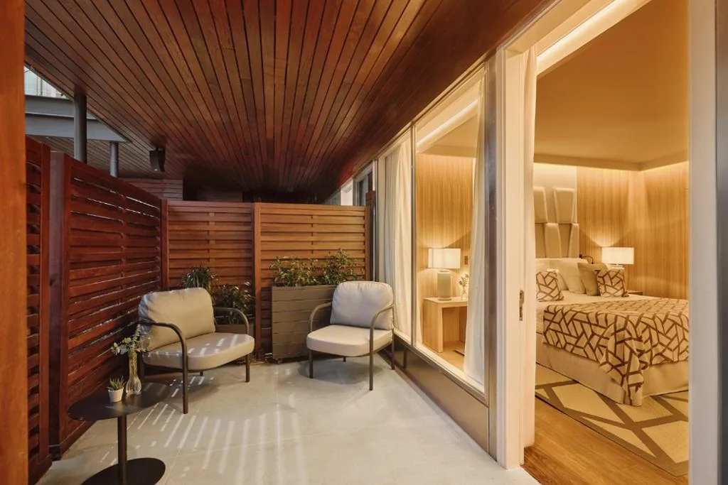Double Room with Terrace - 1 or 2 beds — Hospes Palau de La Mar, Valencia, a Member of Design Hotels