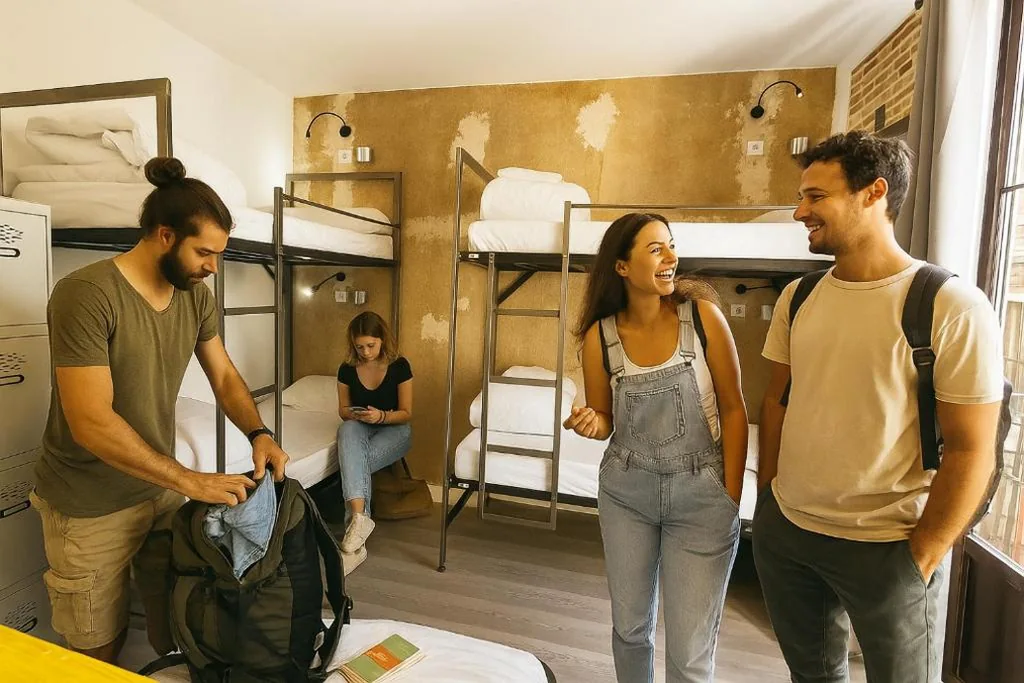 Einzelbett im Schlafsaal mit 4 Betten — Host53