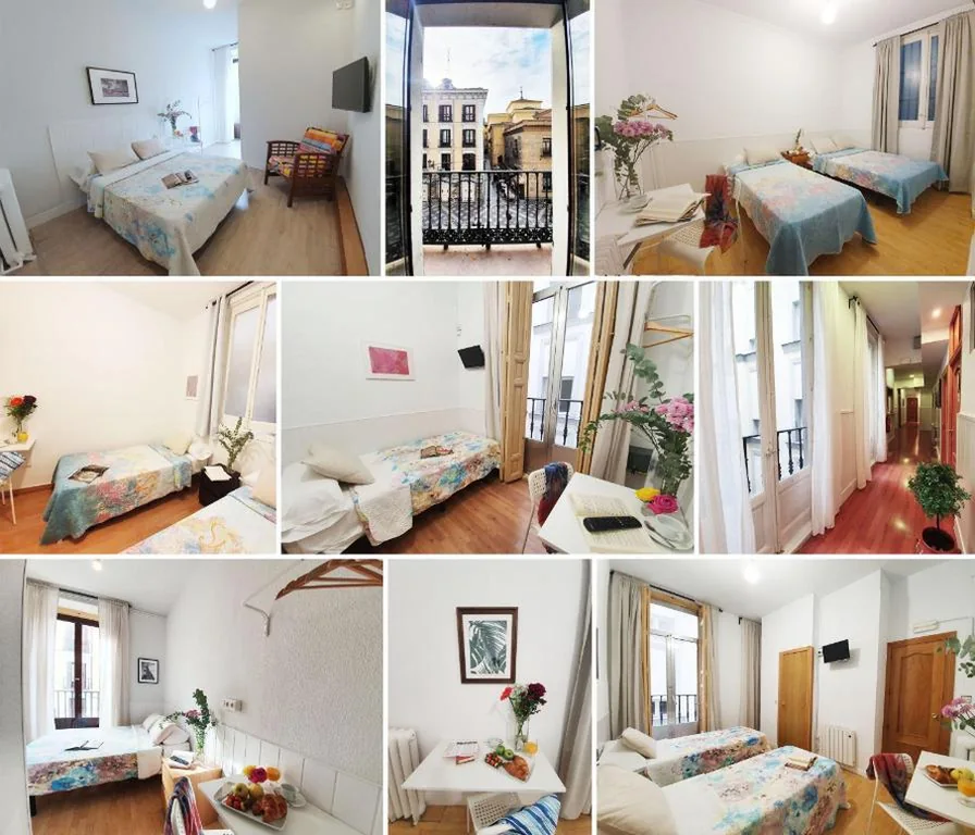 Tweepersoonskamer - 2 bedden — Hostal Alicante