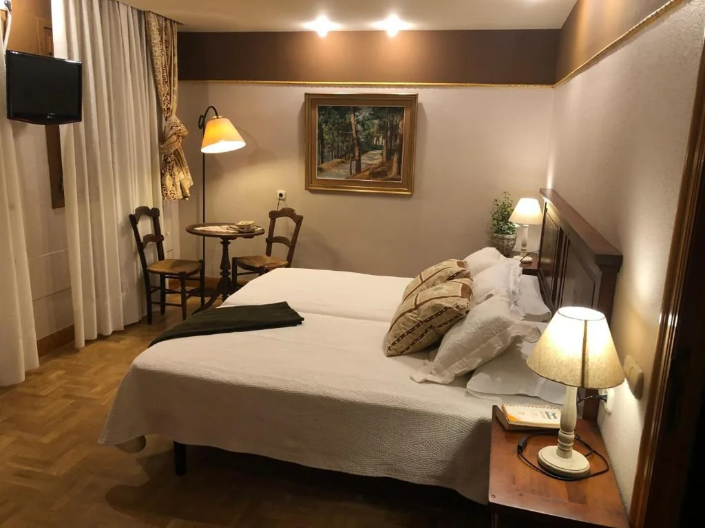 Tweepersoonskamer met 2 bedden — Hostal Arostegui