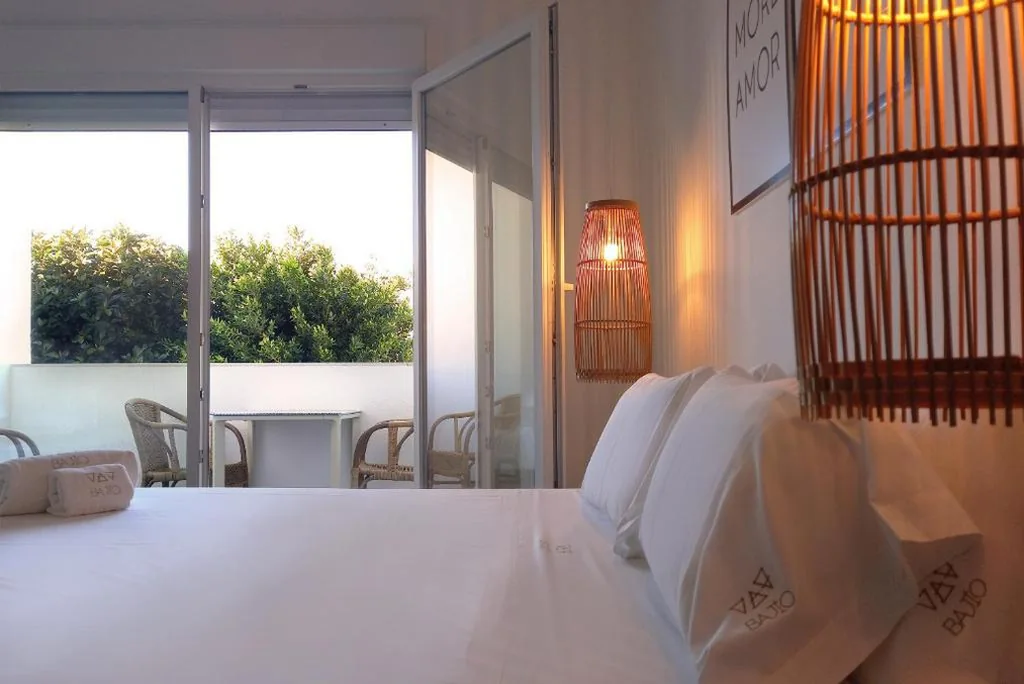 Chambre Quadruple avec terrasse — Hostal Bajío