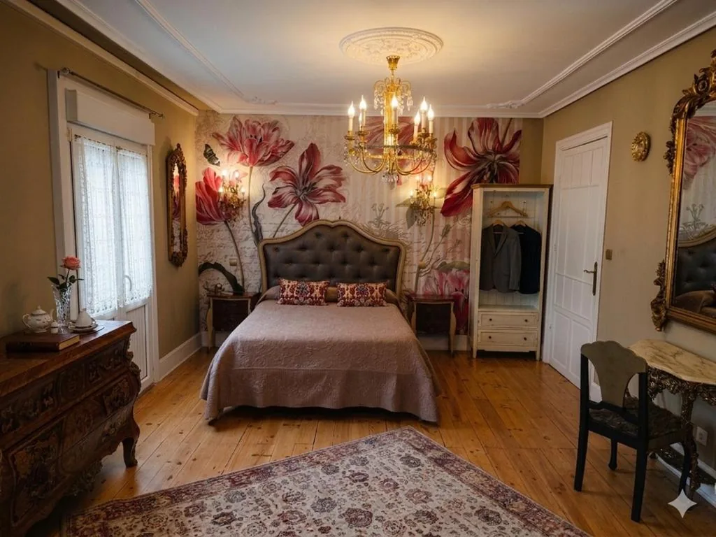 Habitación Doble Deluxe con bañera — Hostal Boutique Puerta del Sol
