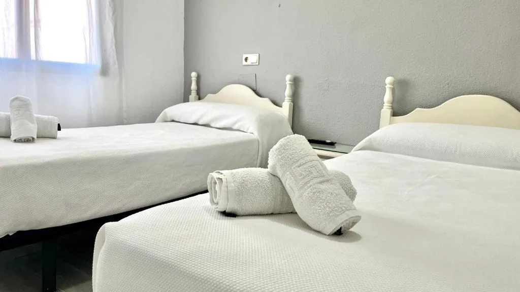 Tweepersoonskamer met 2 Aparte Bedden — Hostal Carlos III