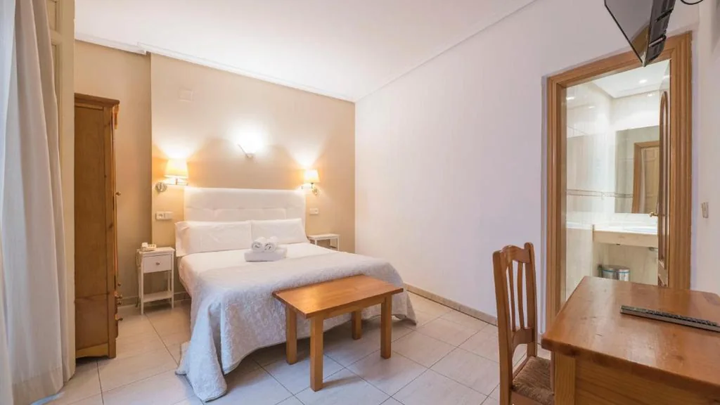 ダブルルーム（シングルベッド2台またはダブルベッド1台） — Hostal Centro