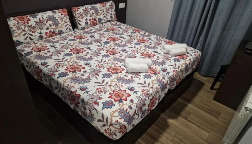 Doppelzimmer mit eigenem Bad – 2 Betten — Hostal corazón de Madrid 3