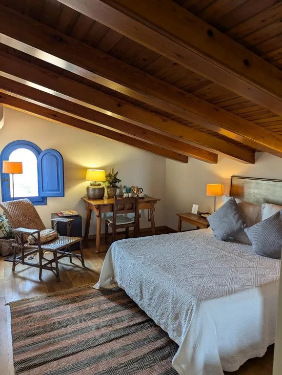 Habitación Superior - 1 cama grande — Hostal de la Plaça - Hotel Boutique
