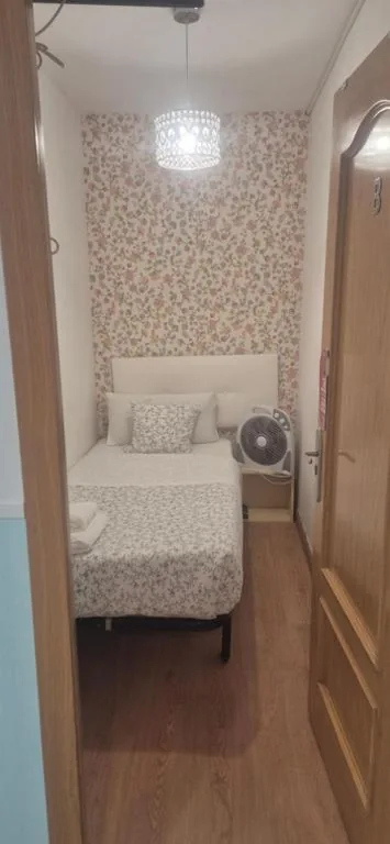 带共用浴室的经济型单人间 — Hostal Flat55Madrid