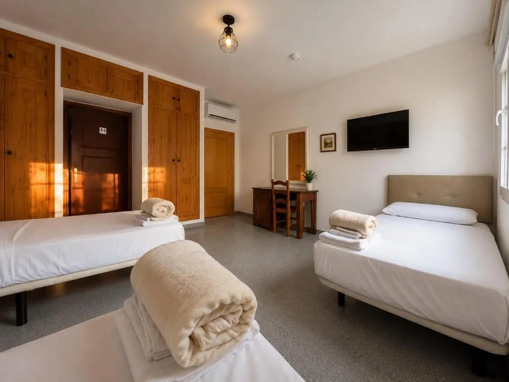 Habitación Triple — Hostal la calma de Mascaraque