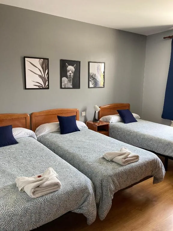 Driepersoonskamer met eigen badkamer — Hostal La Concha Somo
