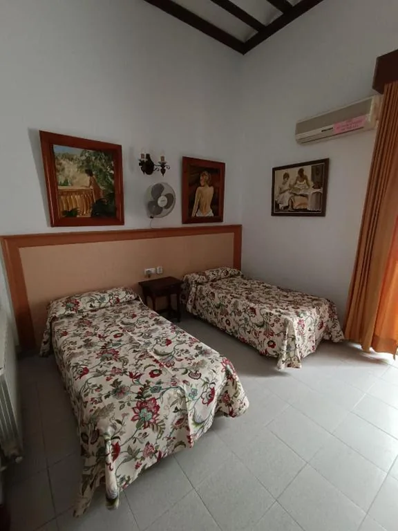 Doppelzimmer Superior mit 2 Betten und Stadtblick — Hostal Manolo