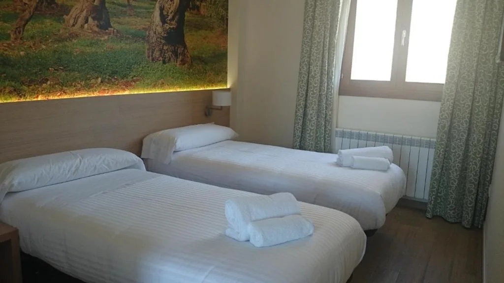 バリアフリーダブルルーム（ベッド1台または2台） — Hostal Rural San Andrés