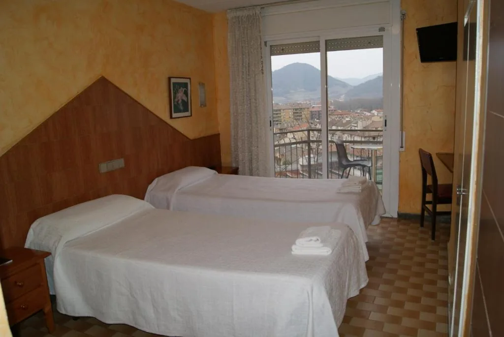 Quarto Duplo com vista panorâmica — Hostal Sant Bernat