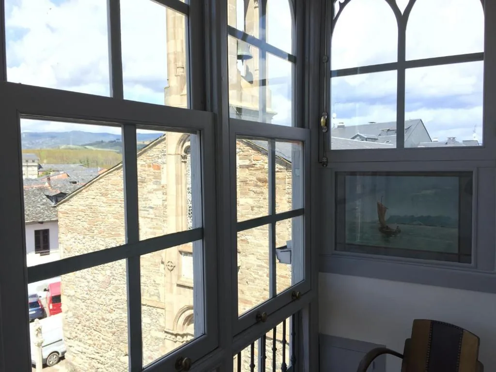 Eenpersoonskamer met terras — Hostal Siglo XIX