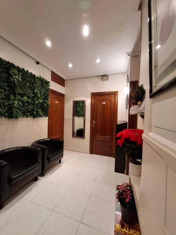 専用バスルーム付きシングルルーム — Hostal Villamañez