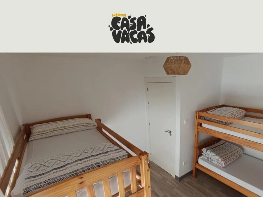 Cama en habitación compartida con 4 camas — Hostel Casa Vacas
