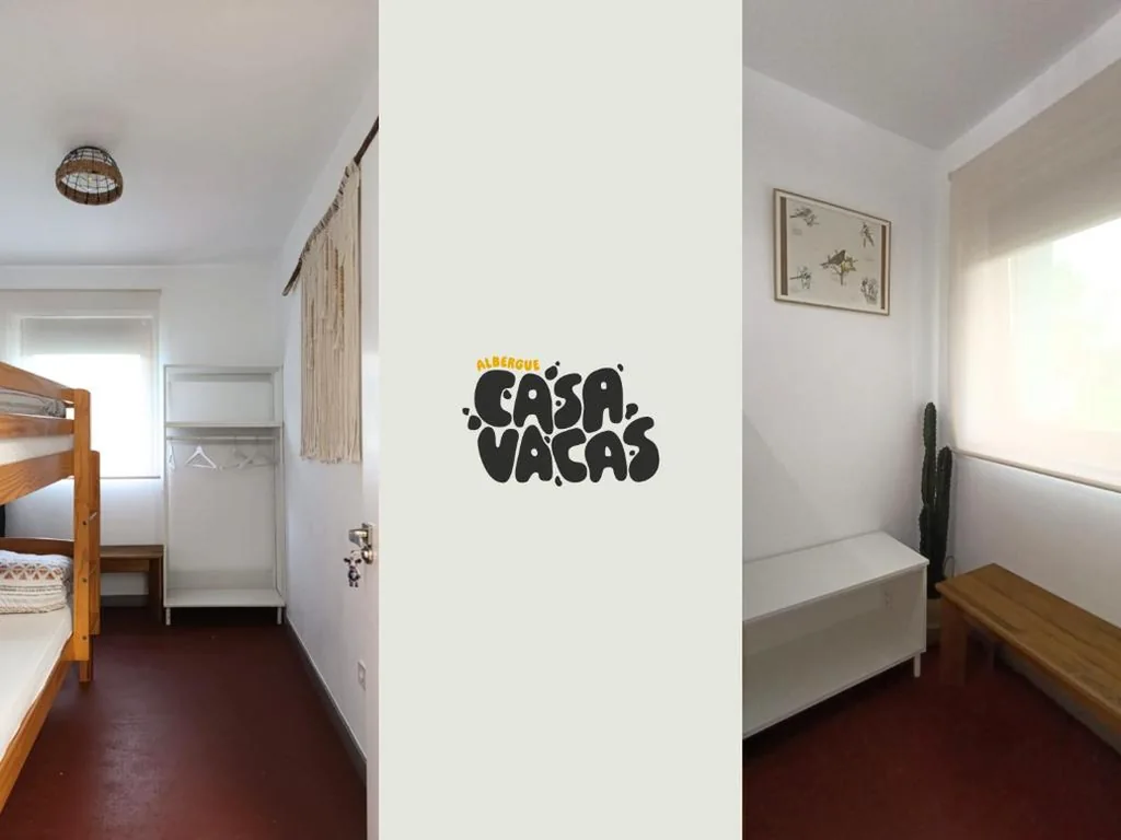 Habitación Doble con aseo compartido - 2 camas — Hostel Casa Vacas