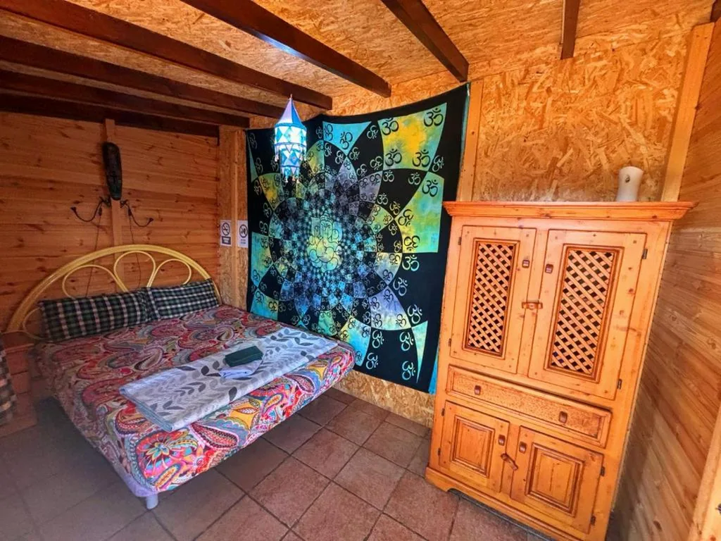 Camera doppia con vista sul giardino - 1 o 2 letti — Hostel Los Duendes del Sur