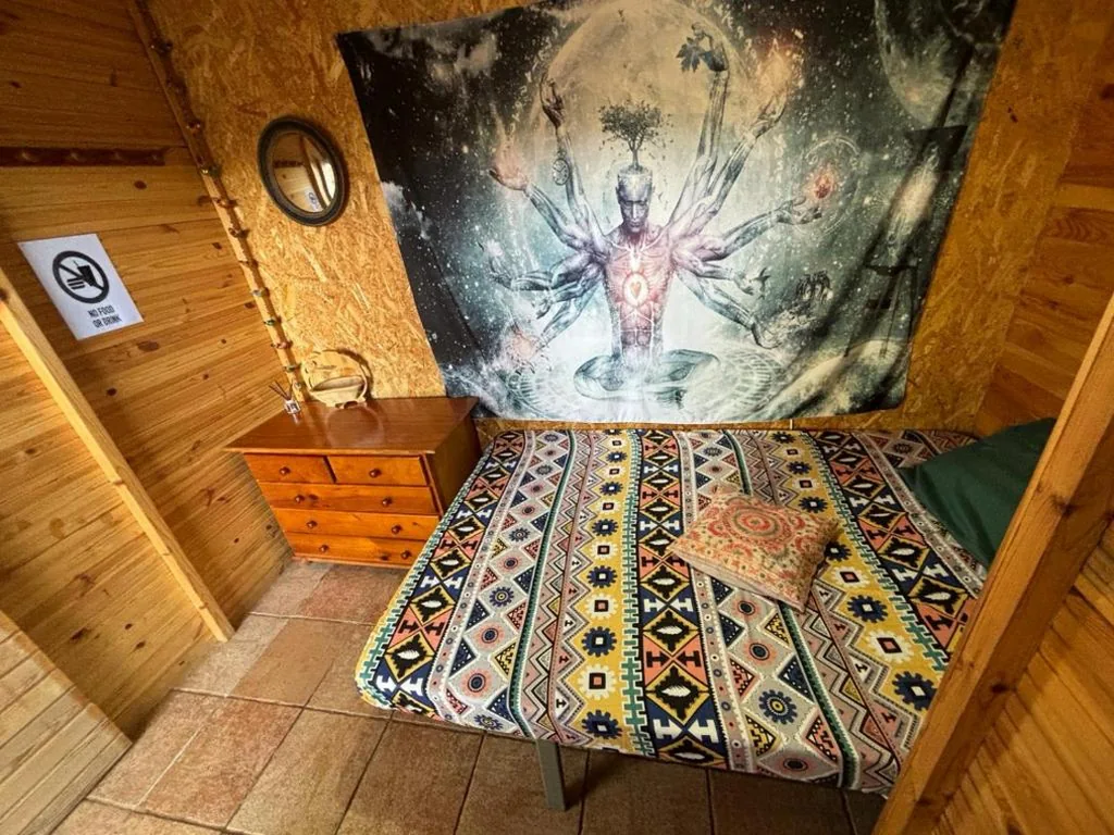 Camera singola con bagno in comune — Hostel Los Duendes del Sur