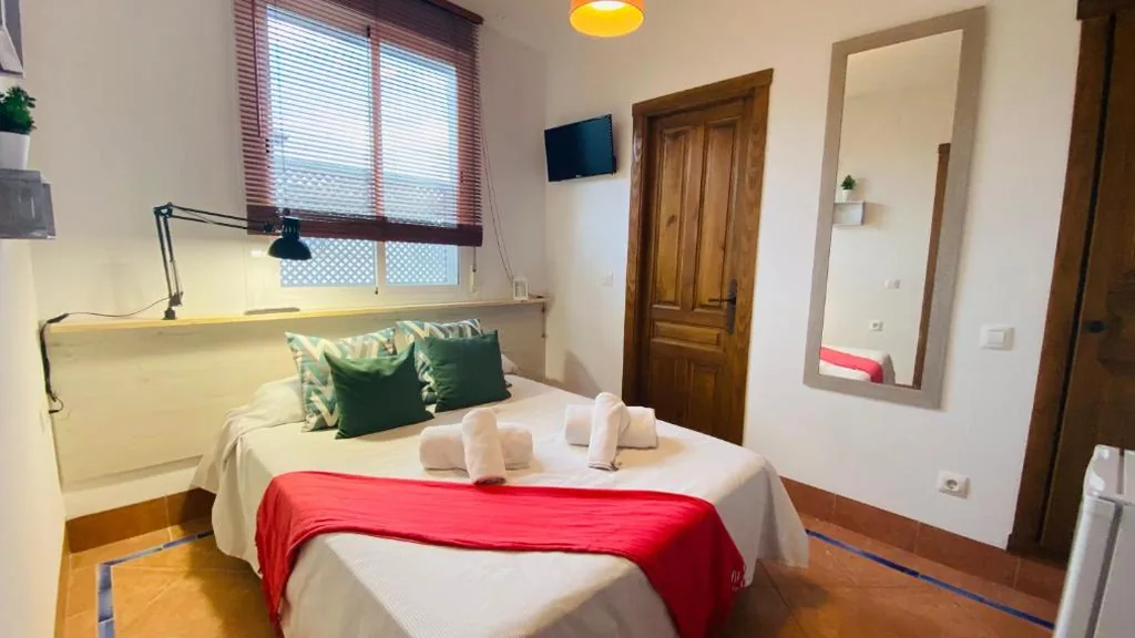 Kleine tweepersoonskamer — Hostel Plaza Mayor Corredera