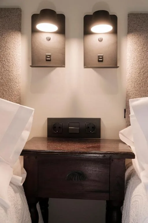 Habitación Doble con baño privado - 2 camas — Hosteria de Zubiri