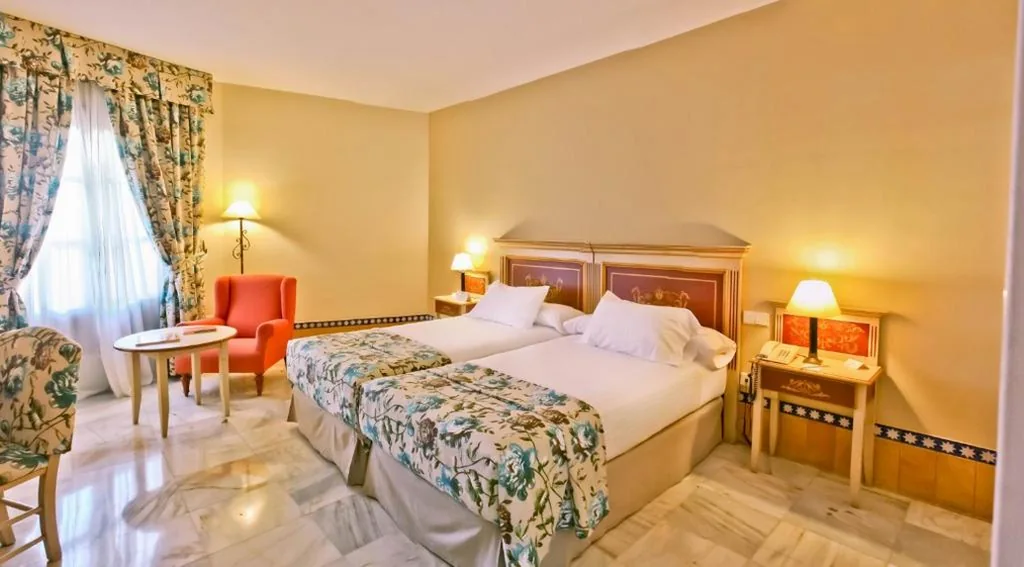Standaard tweepersoonskamer met 2 bedden — Hotel Alcázar de la Reina
