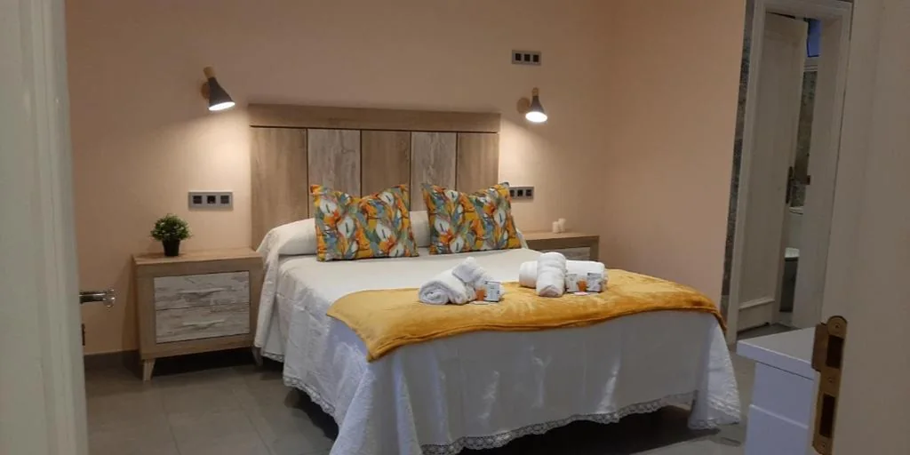 Chambre double Supérieure avec terrasse — Hotel Alvaro frente Palacio-Museo Selgas