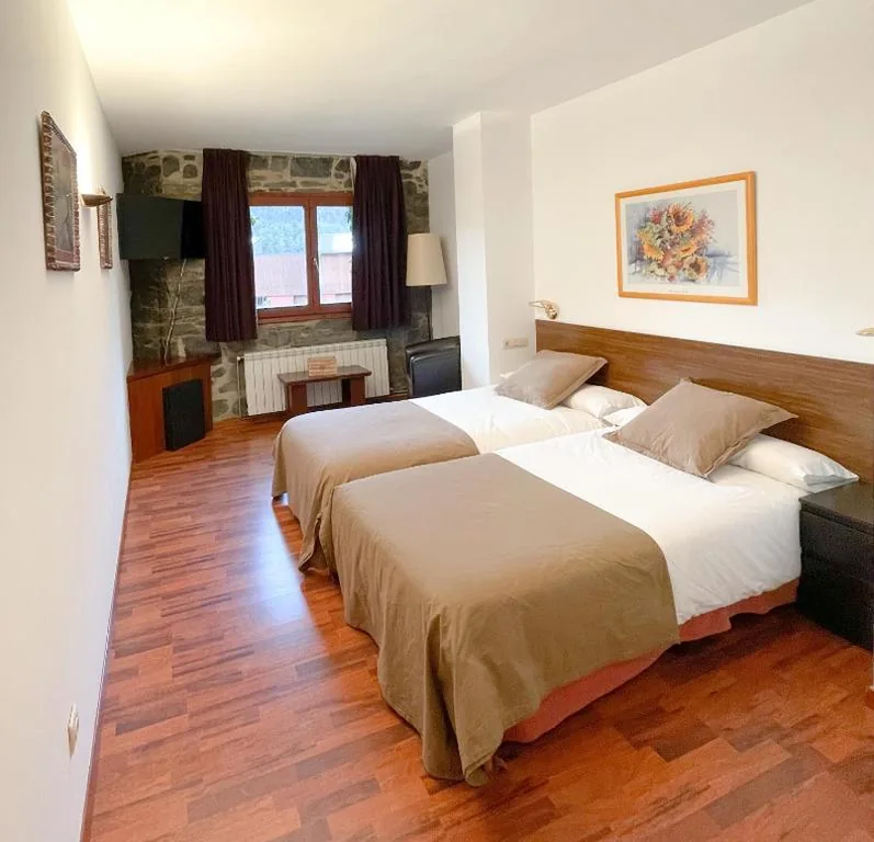Tweepersoonskamer met 2 bedden — Hotel Amoretes