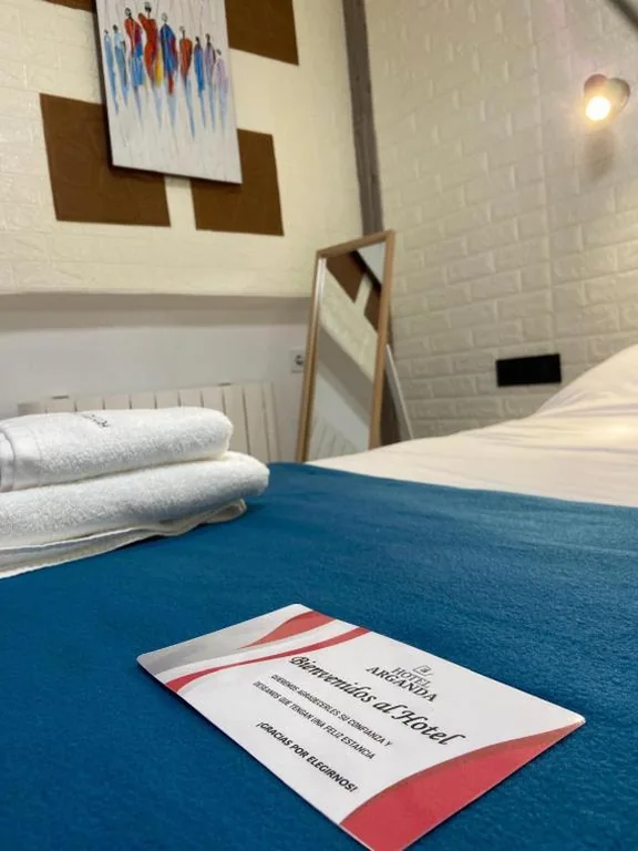 带阳台的双人间 — Hotel Arganda