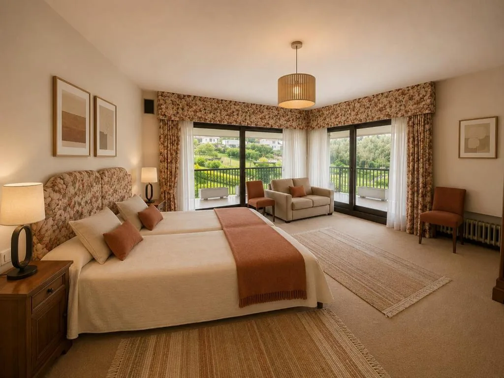 Doppelzimmer mit Gartenblick – 2 Betten — Hotel Arresi