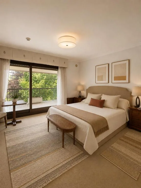 Deluxe Doppelzimmer mit Meerblick – 2 Betten — Hotel Arresi
