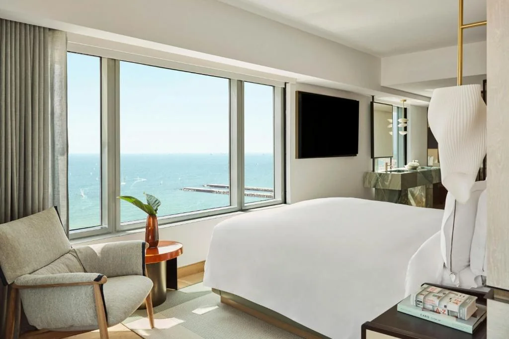 Suite Horizon con 1 camera da letto e letto matrimoniale extra large - Fronte mare — Hotel Arts Barcelona