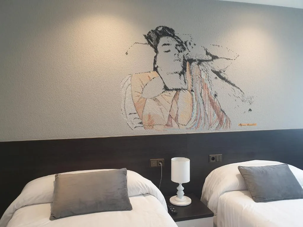 Doppelzimmer mit 2 Betten — Hotel Arts - Gasteiz Centro