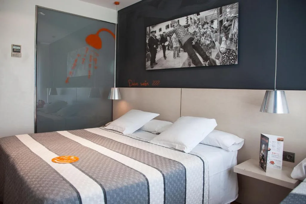 Chambre Double avec parking gratuit - 1 ou 2 lits - Usage individuel — Hotel Bed4U Tudela