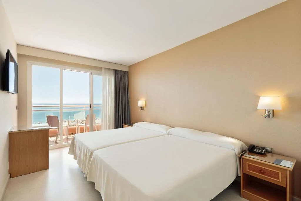 Chambre double avec vue frontale sur la mer — Hotel Best Roquetas