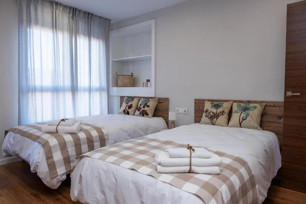 双床间（带浴室） — Hotel Bienvenidos Rooms Xàtiva