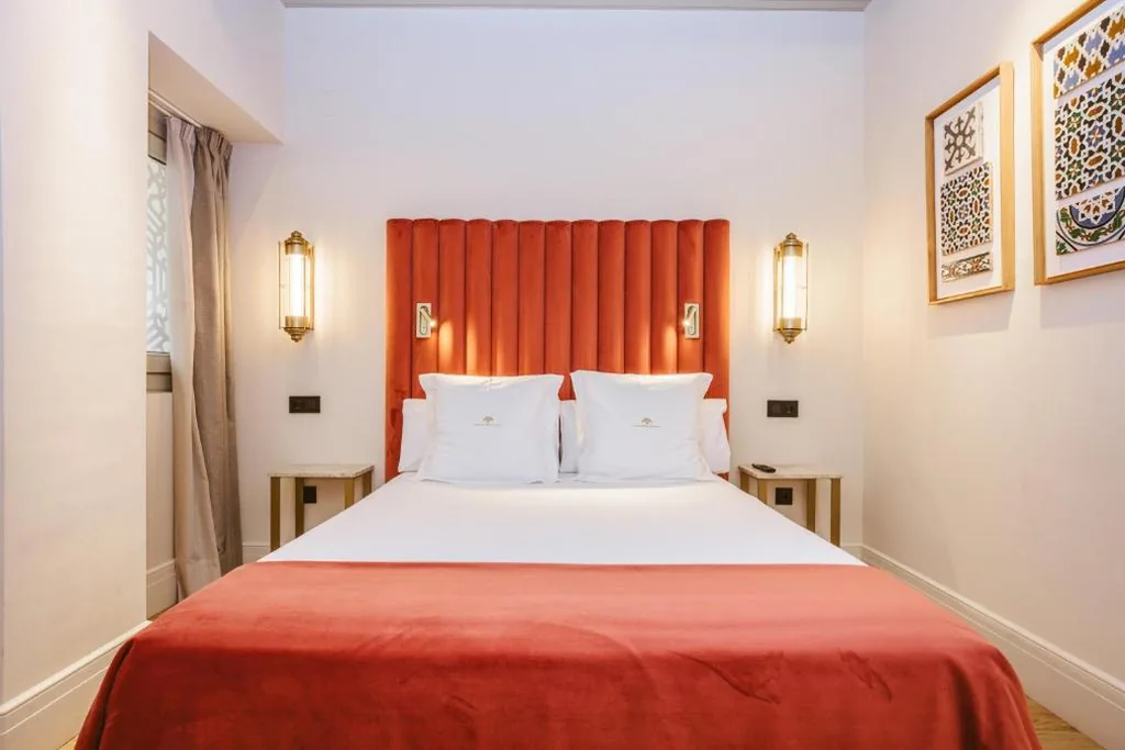 中庭の眺めを楽しめるダブルルーム－1階 — Hotel Boutique Casas de Santa Cruz