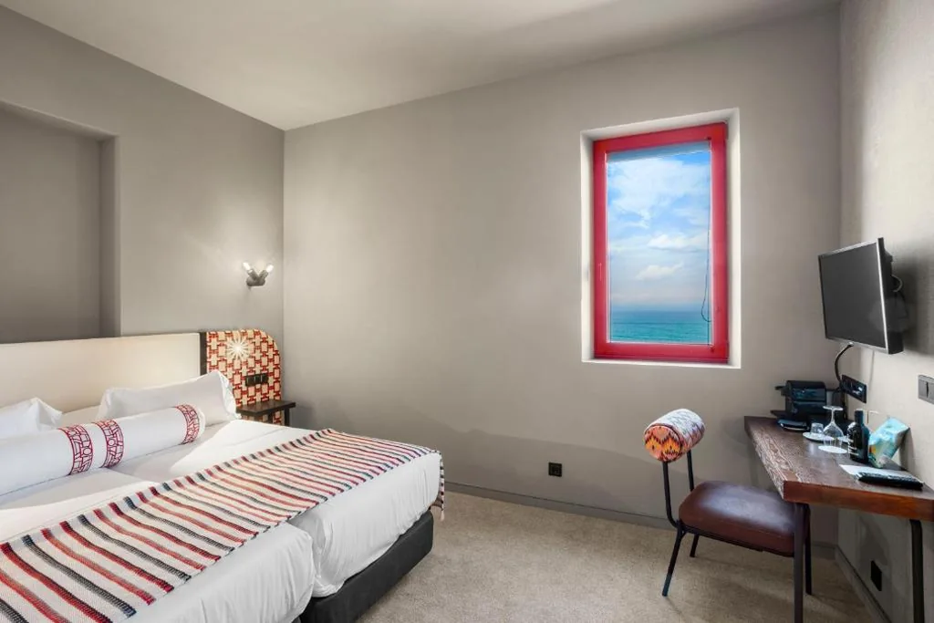 Habitación Doble con vistas al mar - 2 camas — Hotel Boutique Faro Silleiro