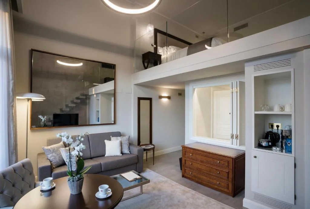 Habitación Doble Dúplex con vistas al jardín — Hotel Casa Vilella 4* Sup