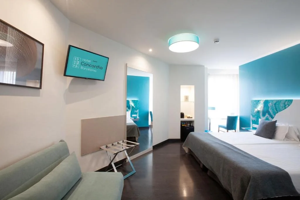 Habitación Doble Superior - 2 camas — Hotel Concordia Barcelona
