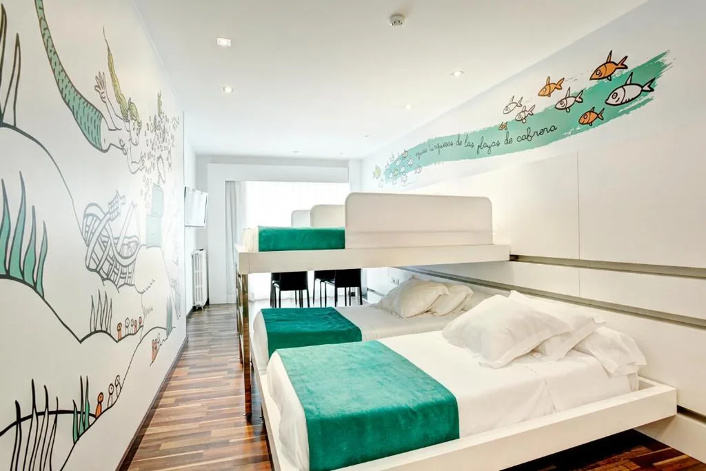 Vierpersoonskamer met zeezicht — Hotel Costa Azul