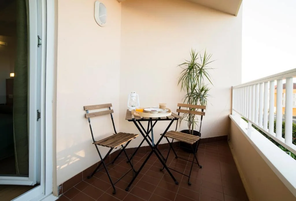 デラックスダブルルーム（バルコニー・海の景色付き） — Hotel Crisol de las Rías