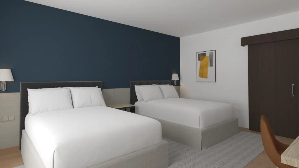 Quarto Duplo Standard - 2 camas individuais — Hotel Crowne Plaza Madrid Airport