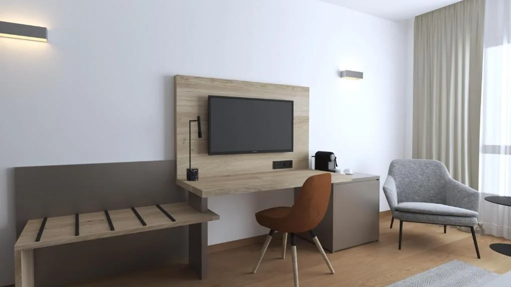 Quarto Familiar com 2 camas de casal — Hotel Crowne Plaza Madrid Airport